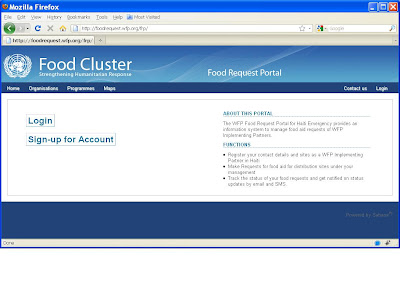 WFP Sahana Food Request Portal